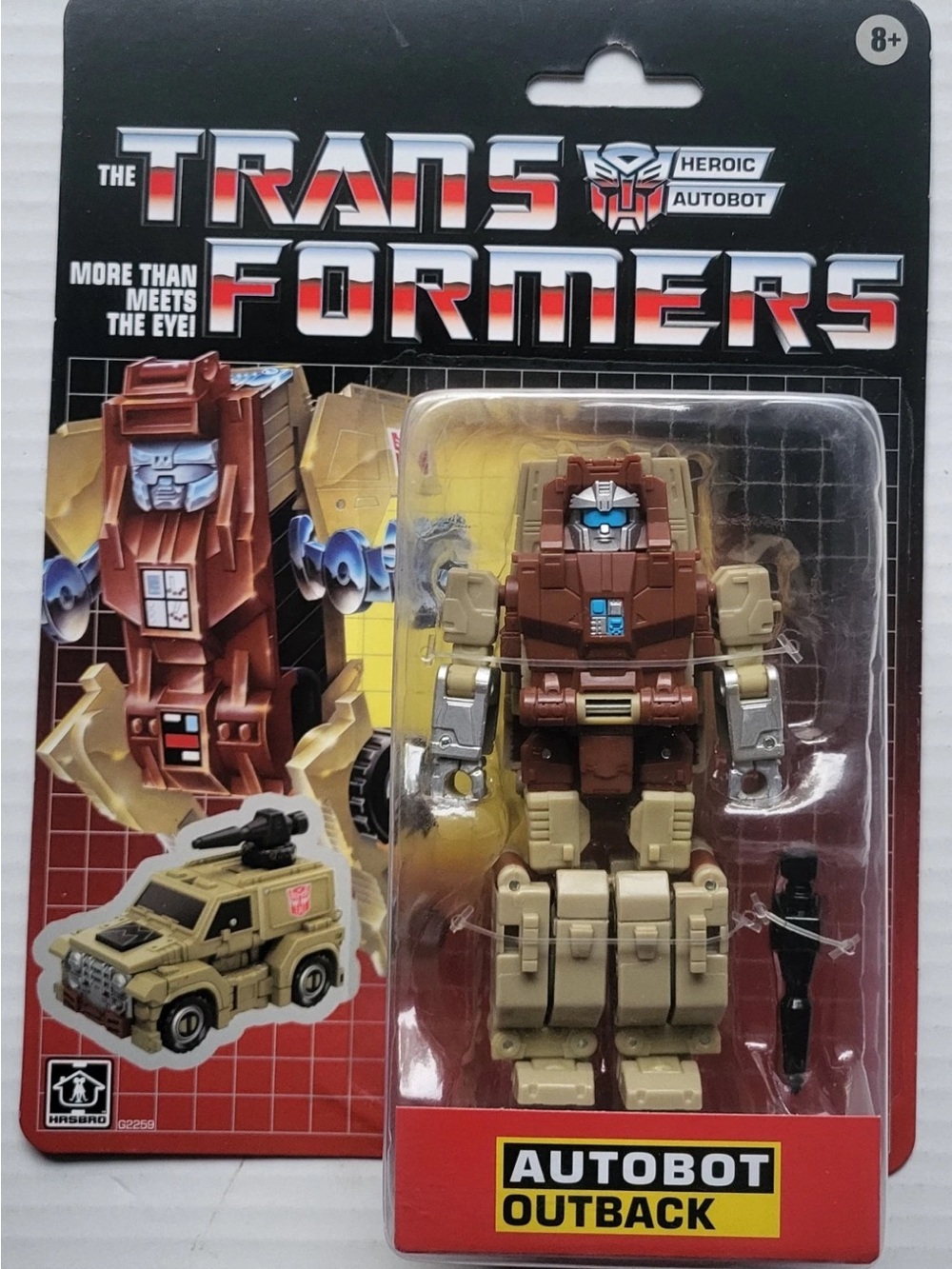 Transformers Retro Cardback Autobot Outback Walmart Exclusive NEW Hasbro Toy